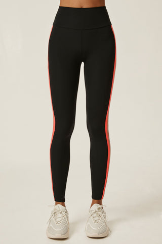 LEGGING DE SPORT TAILLE MI-HAUTE AVEC BANDES 3 COULEURS LATÉRALES SPRINT - Sprint Stripe Legging