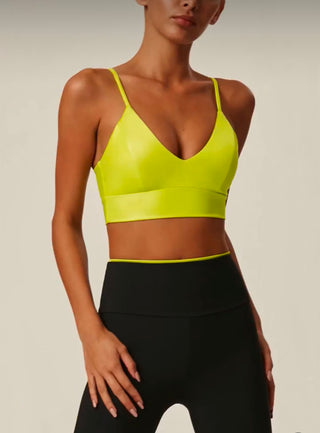 BRASSIÈRE DE SPORT À MAINTIEN MOYEN / ELEVÉ COL V FLASH - Flash V Bra