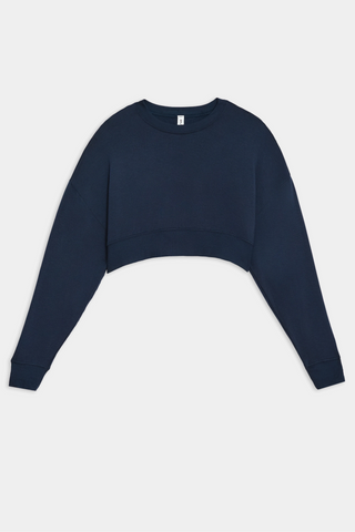 NOAH LUXE SOFT CROP SWEATSHIRT - Noah Fleece Crop Sweatshirt 